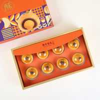 Boîte à pâtisserie en carton blanc écologique de luxe de qualité alimentaire à 8 compartiments pour les fêtes