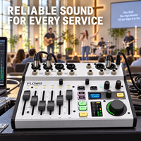 Console de mixage audio numérique professionnelle Bluetooth pour performances live, studio d'enregistrement, DJ et système de sonorisation de conférence