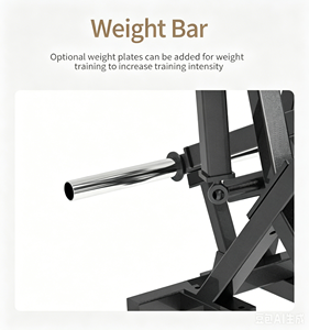 Máquina de Sentadillas con Placas de Peso Comercial para Fábricas, Tipo <span class=keywords><strong>Hammer</strong></span> Strength, Prensa de Piernas Invertida, Equipo de Gimnasio - Product Image 4