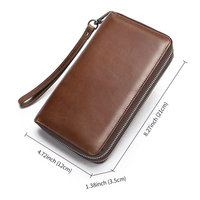Pochette de luxe en cuir véritable pour femmes/hommes, sacs de mode vintage en cuir, sac en daim, sac à main simple et tendance, vente en gros