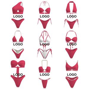 Fabricante Personalizado de Trajes de Baño Bikini de Dos Piezas, Traje de Baño Sexy para Mujer, Traje de Baño 2025 - Product Image 1