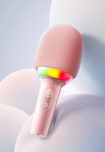 Microphones de <span class=keywords><strong>karaoké</strong></span> sans fil Mini microphone à main Bluetooth avec haut-parleur pour les fêtes d'enfants - Product Image 4