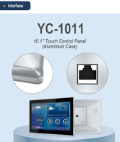 [Surge in order] LCD dinding 10.1 inci IPS kapasitif AIO PoE Ethernet Wifi Android Touche Controller dengan kamera untuk Hotel