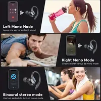 Écouteurs TWS SP16 de haute qualité, écouteurs sans fil avec crochet d'oreille, longue durée de vie de la batterie, écouteurs de sport SP16