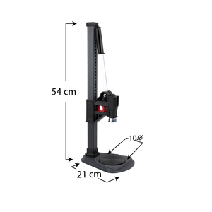 Tappatrice per Bottiglie a Leva con Colonna in Acciaio Zincato per Tappi a Corona da 26 mm, Kit per Birra Fatta in Casa da 100 Tappi - Product Image 2
