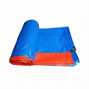 Lona Impermeable Azul Naranja de Alta Resistencia y Calidad, Recubierta de PE para Exteriores, para Techos, Toldos, Agricultura, Cubiertas de Maquinaria - Product Image 5