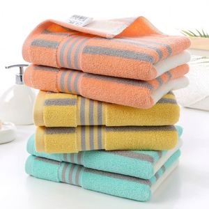 Toalla de Baño a Rayas para Adultos, 100% Algodón, 90x40cm, para Hogar y Hotel, en Variedad de Colores, en Promoción - Product Image 2