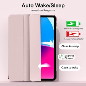 Étui pour <span class=keywords><strong>iPad</strong></span> (A16) 11e/10e génération 11 pouces 2025 2022, housse de protection fine avec support, <span class=keywords><strong>coque</strong></span> arrière transparente en polycarbonate rigide - Product Image 2