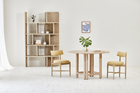 Furnitur kayu padat dekorasi rumah rak buku tampilan kayu pinus daur ulang rak penyimpanan kayu kabinet