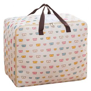 Bolsa de Almacenamiento Portátil con Asa y Doble Cremallera para Edredones, Mantas Plegables y Ropa - Product Image 1