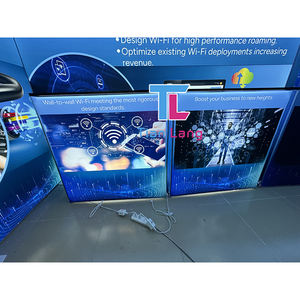 Marco de aluminio SEG de 5 pies de alta calidad, mostrador LED, tela de podio, mesa de exhibición de Feria Comercial retroiluminada, exposiciones de marca llamativas - Product Image 5