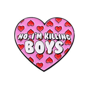 Spille estetiche colorate regalo di san valentino amore cuore smalto - Product Image 3