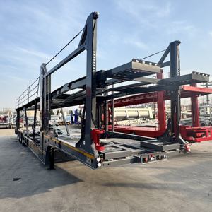 Camiones Tractores de Dos Pisos para Transporte de Automóviles, 8 Asientos, 3 Ejes, 17 m, Elevación Hidráulica, Remolques para Transporte de Vehículos - Product Image 5