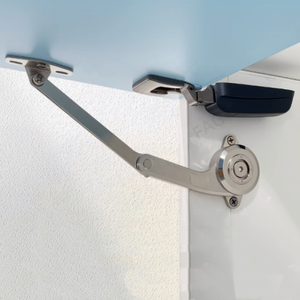 Stile moderno in acciaio coperchio del Cabinet soggiorno Flip-Up Free Stop supporto cerniera con soggiorno morbido <span class=keywords><strong>per</strong></span> cucina soggiorno mobili Hardware - Product Image 1