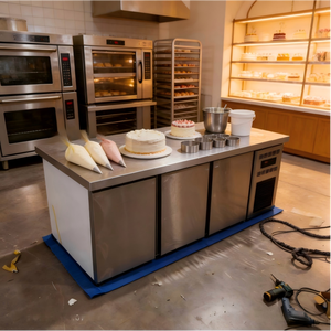 ตู้เย็นใต้เคาน์เตอร์สำหรับงานเชิงพาณิชย์ Rebirth แบบสองโซนอุณหภูมิ ควบคุมอุณหภูมิแบบดิจิตอล ผลิตจากสแตนเลส 304 รุ่น 2 - Product Image 4