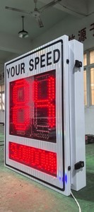 Letrero de Señalización de Tráfico con Radar de Velocidad de Dos Dígitos Intermitente para Seguridad Vial: Reduce la Velocidad - Product Image 3