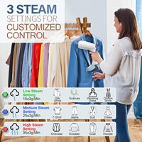 Nouveauté 2024 Défroisseur Vertical Électrique Portable avec Écran LCD, 3 Vitesses, Fer à Vapeur et Brosse Vapeur 1800W pour Maison et Hôtel
