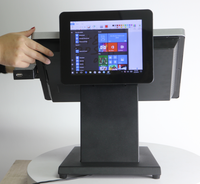 2023 nouveau pc en alliage d'aluminium de 17 pouces avec support haute Performance Android NFC pos Terminal System avec imprimante QR Code Touch