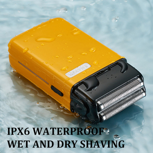 Mini rasoir électrique étanche IPX6 pour hommes tondeuse à barbe avec double lames flottantes type-c rasoir domestique rechargeable - Product Image 3