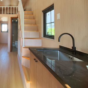 Petites Maisons Mobiles Modulaires Vertes Remorque <span class=keywords><strong>de</strong></span> <span class=keywords><strong>Voyage</strong></span> Maison Conteneur Prêt à Déplacer sur Roues - Product Image 3