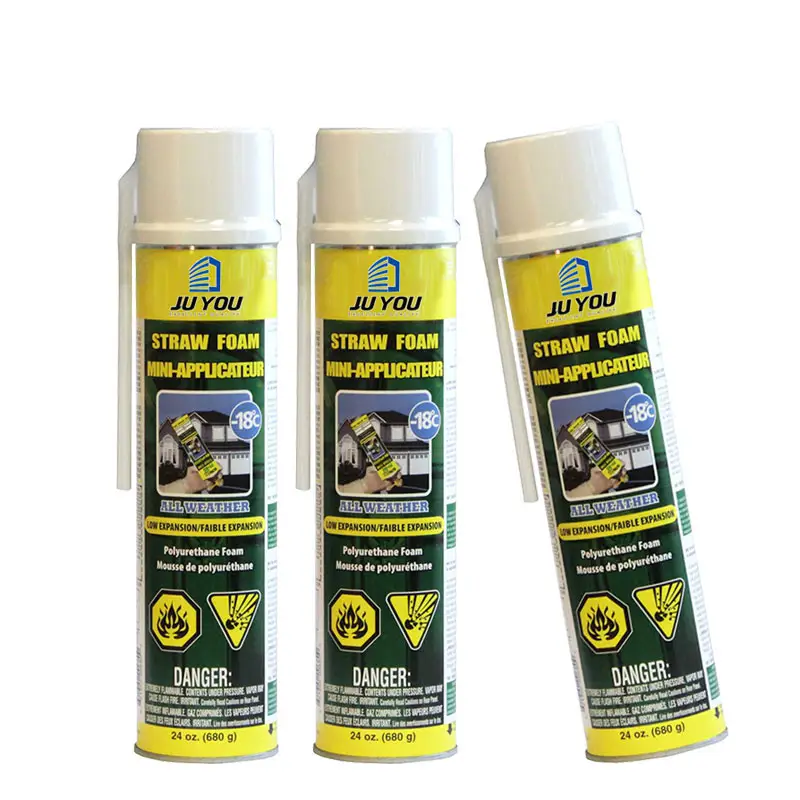 Adhesives Soudal Sealant Electrical Spray Spray Pu Cheap Fireproof Polyurethane Foam Chemical