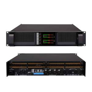 FP20000Q Versión Corta, Amplificador de Potencia de Audio Profesional de 1800W y 4 Canales, Clase TD, Entrada Balanceada, Salida para Altavoces de 4 Ohmios, Metálico - Product Image 1