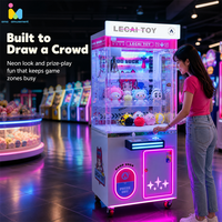 Machine à griffes commerciale à monnayeur, machine de jeu d'arcade pour peluches de 7 à 9 pouces, jeu de récompense pour enfants