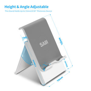 Supporto Regolabile Salvaspazio in Nero/Grigio per <span class=keywords><strong>Tablet</strong></span> o Switch, Supporto Pieghevole Portatile per Viaggi - Product Image 3