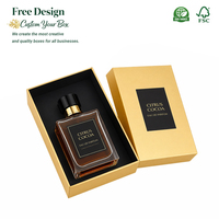 Boîte en carton de luxe pour parfum solide, faible MOQ, avec pochette en velours, coffret cadeau, logo personnalisé, vente en gros, OEM