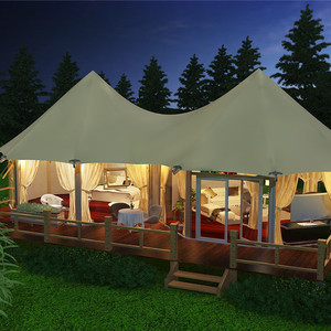 Venta Directa de Fábrica de Tiendas de Campaña Glamping, Cabañas de Vacaciones de Lujo al Aire Libre, Tienda de Campaña con <span class=keywords><strong>Terraza</strong></span> - Product Image 1