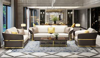 Einfache Moderne Sofas Amerikanischen Land Stil Künstlerische Leder Sofa Set 1 2 3 Sitzer Wohnzimmer Möbel Mini Sofa Sets