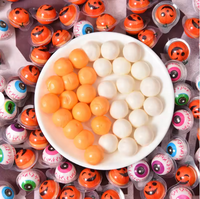Bonbons en forme d'œil en gélatine multicolores fruités en vrac, étiquette privée personnalisée en gros, halal, bon goût, doux, 3D, sucrés pour enfants