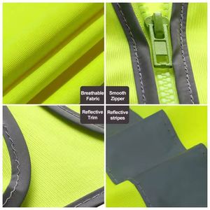 Chaqueta de Seguridad Personalizada, Ropa de Trabajo Reflectante, Chaleco de Alta Visibilidad, Prendas de Seguridad - Product Image 2