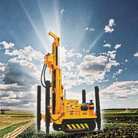 Foreuse hydraulique diesel mobile XY pour puits profonds, 300 m, pour l'échantillonnage de sol et le forage souterrain de puits d'eau 1