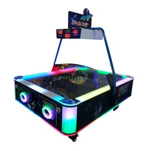 Wholesale Indoor Amusement Electronic Game 4 Players air Hockey <b>Table</b> Game Machine - Product Image 1