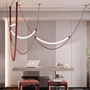 Lampadario a LED Moderno di Design Speciale per Interni, Soggiorno e Ristorante, Lussuoso per Soffitti Alti - Product Image 2