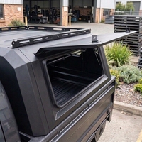 Capot de camion en aluminium ODM pour camionnette GWM avec fenêtres en verre trempé, accessoires tout-terrain, fabrication en usine