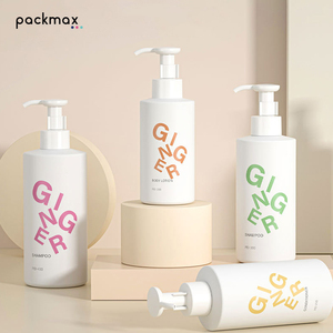 <b>200ml</b> thick PET makeup remover oil <b>bottle</b>, 300ml shampoo <b>bottle</b>, 500ml round body wash <b>bottle</b> – hair & body care <b>bottles</b> - Product Image 5