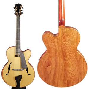 Guitarra de Jazz de palisandro hecha a mano de alta calidad con instrumento musical de diapasón de ébano Premium - Product Image 1