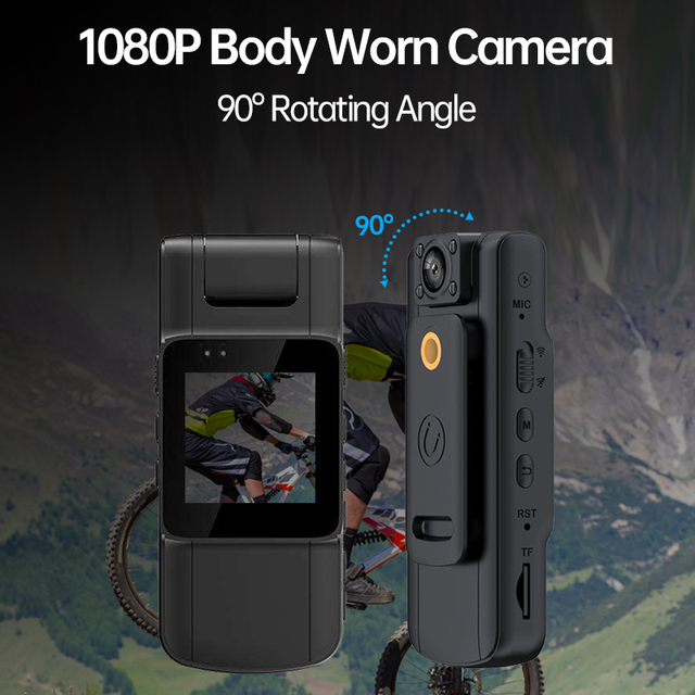 1.5 Inch Display Security Guard Bodycam 1920*1080 Mini Body Camera Video Recorder Full HD Mini Body Worn Camera