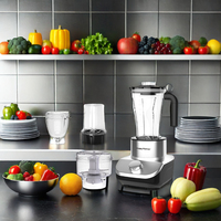 Happy Partner Robot ménager commercial à grande vitesse Centrifugeuse Mélangeur multi-usages pour une utilisation occupée à la maison ou au bureau dans la cuisine