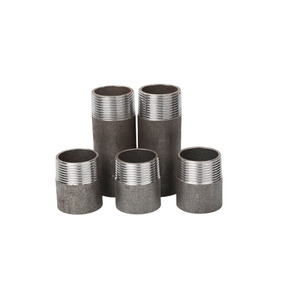 Raccord <span class=keywords><strong>de</strong></span> tuyau à tête simple sur mesure, raccord fileté en acier au carbone sans soudure pour la soudure et la plomberie, tuyau en acier au carbone - Product Image 2