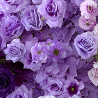 Bouquet de fleurs artificielles en forme de papillon, arrangement floral en soie, décoration murale de mariage, toile de fond pour événements, imperméable, léger, moderne