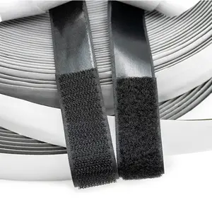 Wholesale Double Side Soft Self Adhesive Hook Loop Fabric Rolls Fasteners Strap Hooks And Loops Tape