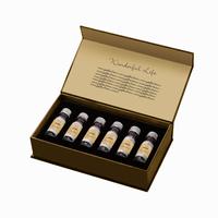 Emballage de luxe en carton pour crème et sérum pour les yeux, insert en mousse EVA, fermeture magnétique personnalisée, gaufrage rigide fait main, pelliculage mat 5