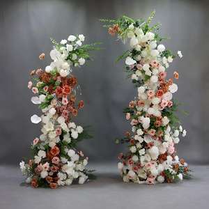 Arrangements de fleurs sauvages artificielles en gros, arche de fleurs sauvages pour mariage, fleurs sauvages artificielles colorées pour décoration de mariage - Product Image 6