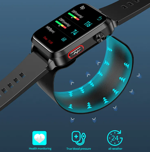 S11 สมาร์ทวอทช์ตรวจวัดอัตราการเต้นของหัวใจแบบแม่นยำ HRV IP68 พร้อมปั๊มลม วัดค่าออกซิเจนในเลือด วัดอุณหภูมิ รองรับแอนดรอยด์ - Product Image 4
