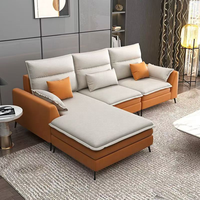 Canapé d'angle moderne de luxe en tissu technique pour appartement, entrepôt et salle de sport – Vente en gros à prix abordable