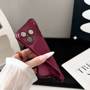 Coque de téléphone brillante en TPU souple, couleur bordeaux, nouvelle collection, pour <span class=keywords><strong>iPhone</strong></span> 18 17 <span class=keywords><strong>Pro</strong></span> Max, coque arrière pour <span class=keywords><strong>iPhone</strong></span> 17 16 15 <span class=keywords><strong>14</strong></span> 13 12 – Vente Flash - Product Image 2