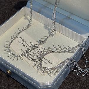 Collier en argent pur S925, design de niche, forme de cœur, fermoir, rétro, simple, luxe, style européen américain, chaîne, collier tendance - Product Image 5